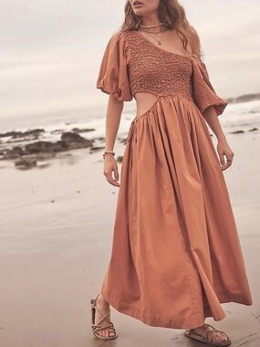 Free People Kalina Midi Dress Small Boho